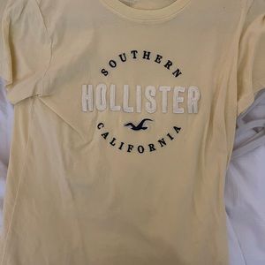 Yellow Hollister size small t shirt, never worn, and in perfect condition.
